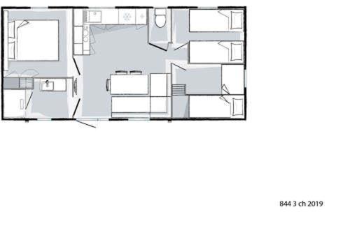 Mobilhome Tout Confort R10 Domaine De Lanniron Quimper Eksteriør bilde