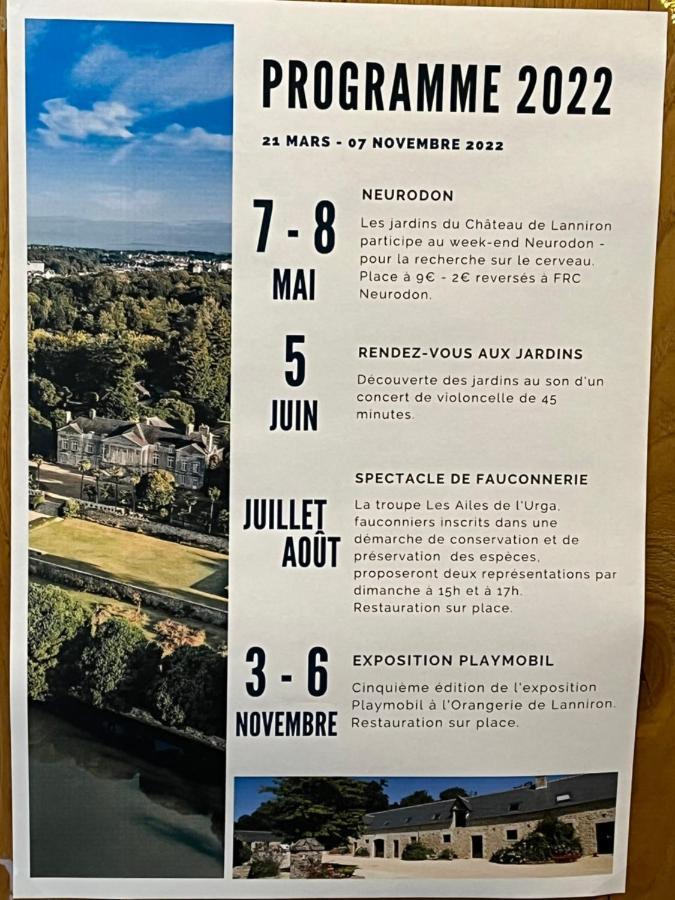 Mobilhome Tout Confort R10 Domaine De Lanniron Quimper Eksteriør bilde
